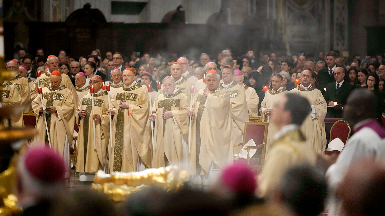 Before the conclave, cardinals will talk and politick